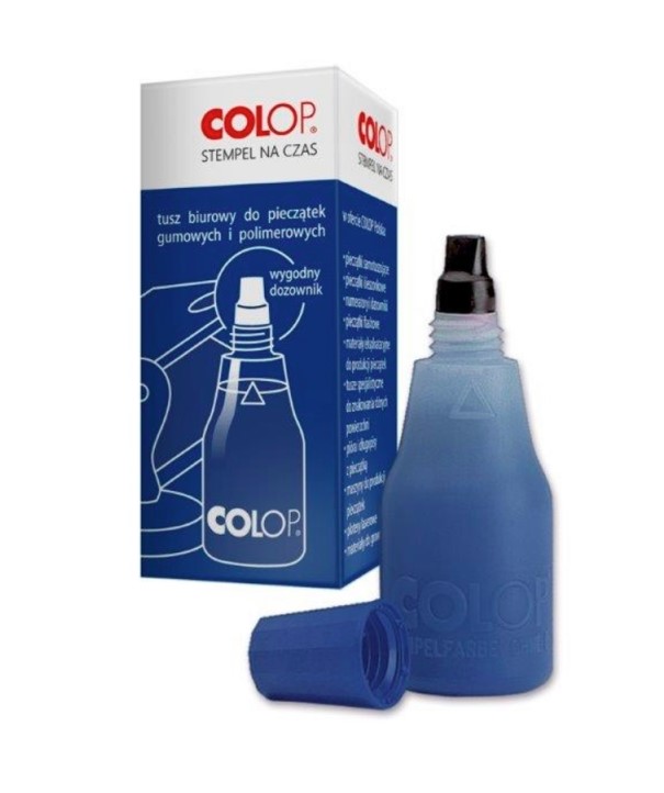 Tusz do stempli Colop 25ml niebieski